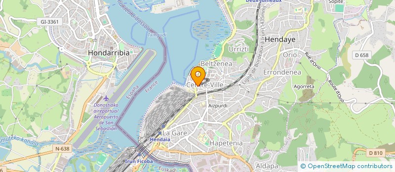 localisation de l'entreprise MADAME LAETITIA LATXAGUE  HENDAYE