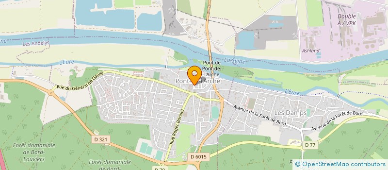 localisation de l'entreprise MADAME LAETITIA LAURENT  PONT-DE-L'ARCHE