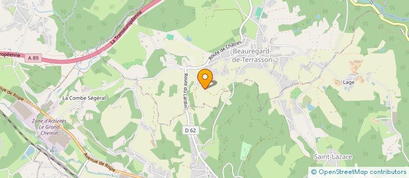localisation de l'entreprise MADAME LAETITIA LAVIE  BEAUREGARD-DE-TERRASSON