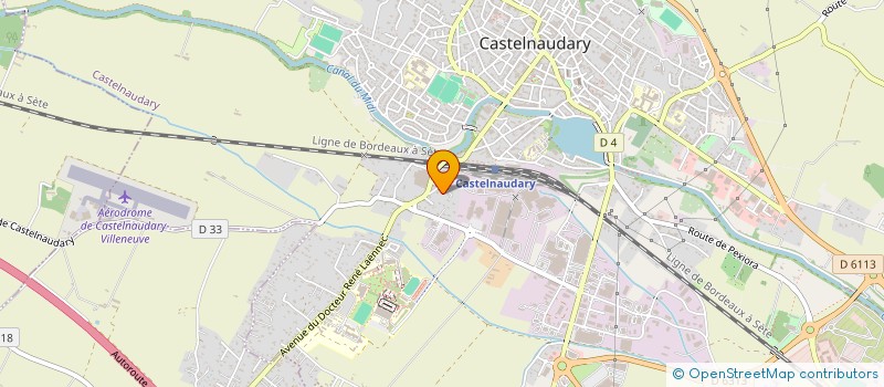 localisation de l'entreprise MADAME LAETITIA LAVISSE à CASTELNAUDARY