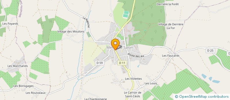 localisation de l'entreprise MADAME LAETITIA LAVRAT  MENETOU-SALON