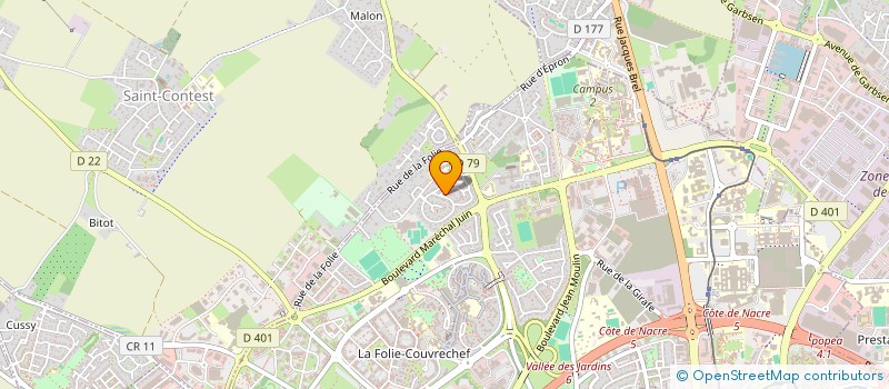 localisation de l'entreprise MADAME LAETITIA LAZARO GUERREIRO à CAEN