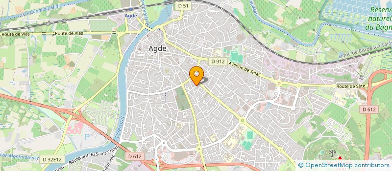 localisation de l'entreprise MADAME LAETITIA LE BERRE à AGDE