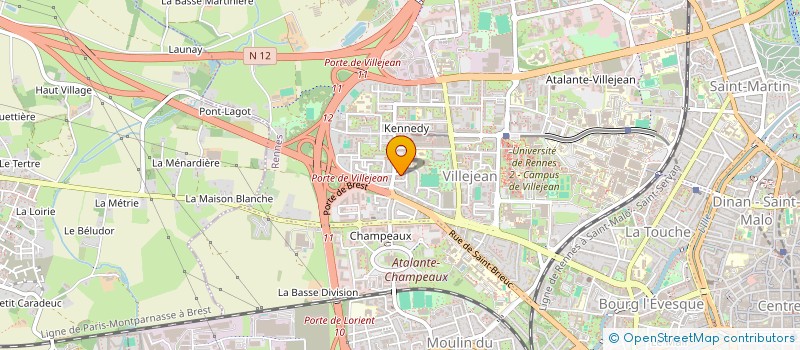 localisation de l'entreprise MADAME LAETITIA LE CLOIREC  RENNES