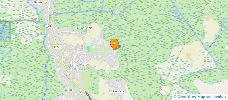 localisation de l'entreprise MADAME LAETITIA LE CREN  SAINT-MALO-DE-GUERSAC