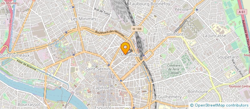 localisation de l'entreprise MADAME LAETITIA LE FLANCHEC à TOULOUSE