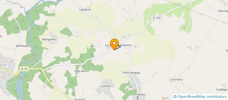 localisation de l'entreprise MADAME LAETITIA LE GLOANIC  PLUMERGAT