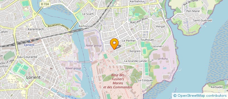 localisation de l'entreprise MADAME LAETITIA LE HEN  LANESTER