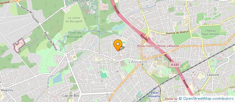 localisation de l'entreprise MADAME LAETITIA LE JUGE  PESSAC