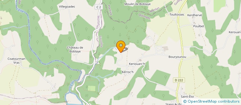 localisation de l'entreprise MADAME LAETITIA LE NIVET  GUILLIGOMARC'H