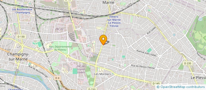 localisation de l'entreprise MADAME LAETITIA LE ROUX  CHAMPIGNY-SUR-MARNE