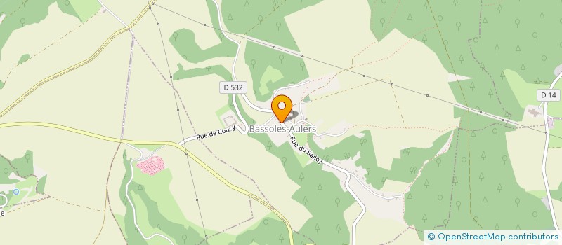 localisation de l'entreprise MADAME LAETITIA LE TALLEC  BASSOLES-AULERS