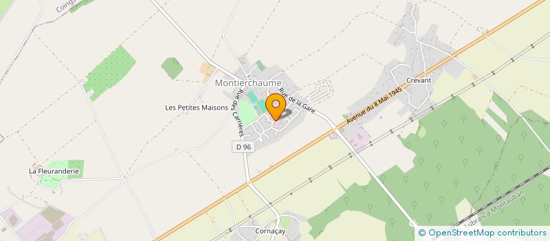 localisation de l'entreprise MADAME LAETITIA LE TIEC à MONTIERCHAUME