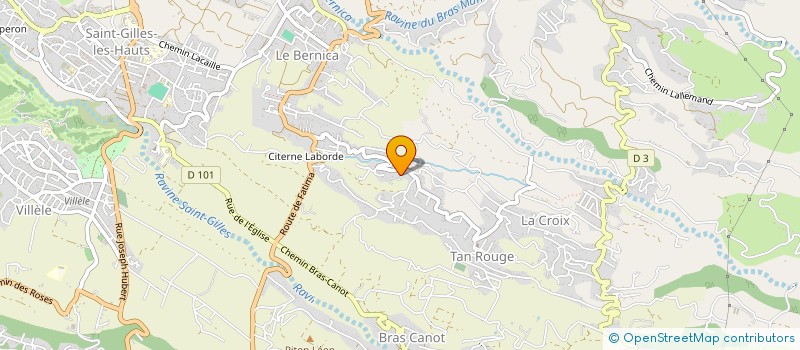 localisation de l'entreprise MADAME LAETITIA LEBLOND  SAINT-PAUL