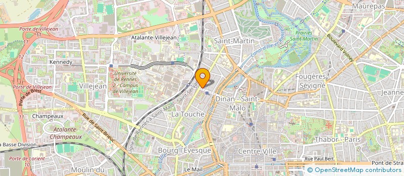 localisation de l'entreprise MADAME LAETITIA LEBOUCHER  RENNES