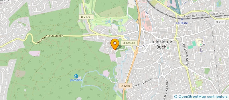 localisation de l'entreprise MADAME LAETITIA LECHAT à LA TESTE-DE-BUCH