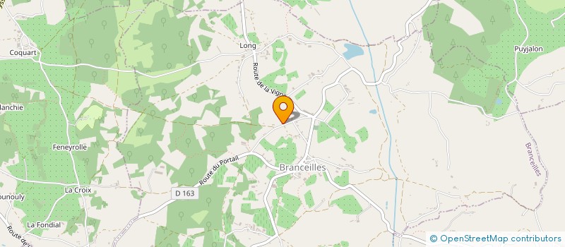 localisation de l'entreprise MADAME LAETITIA LECLERC  BRANCEILLES