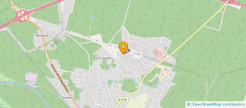 localisation de l'entreprise MADAME LAETITIA LECLERC  MIOS