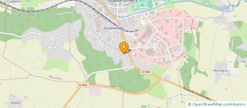 localisation de l'entreprise MADAME LAETITIA LECLERCQ à COULOMMIERS