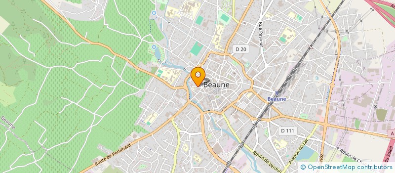 localisation de l'entreprise MADAME LAETITIA LECOMTE à BEAUNE