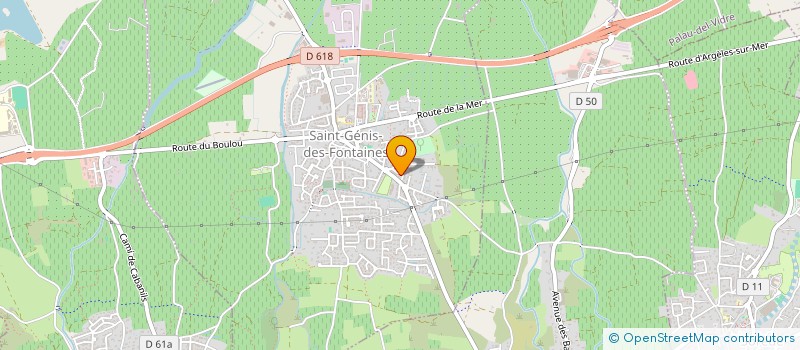 localisation de l'entreprise MADAME LAETITIA LECURET  SAINT-GENIS-DES-FONTAINES