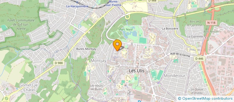 localisation de l'entreprise MADAME LAETITIA LECURU  LES ULIS