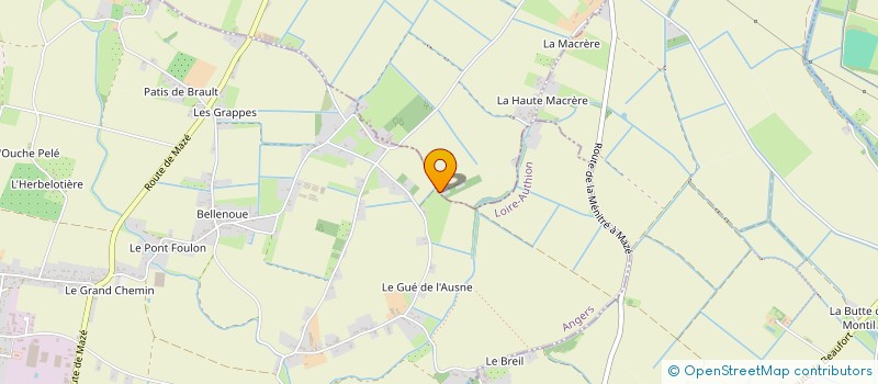 localisation de l'entreprise MADAME LAETITIA LEDOUX  LOIRE-AUTHION