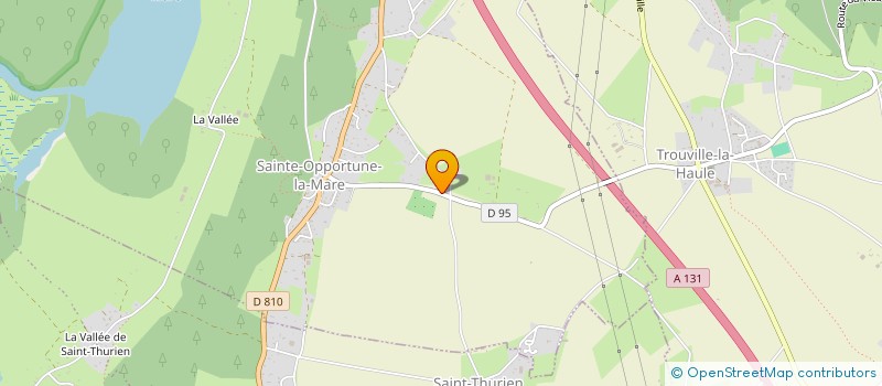 localisation de l'entreprise MADAME LAETITIA LEDOUX  SAINTE-OPPORTUNE-LA-MARE