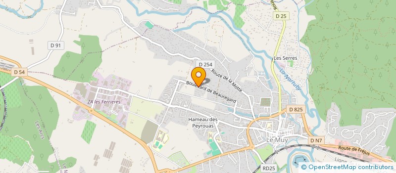 localisation de l'entreprise MADAME LAETITIA LEFEBVRE  LE MUY