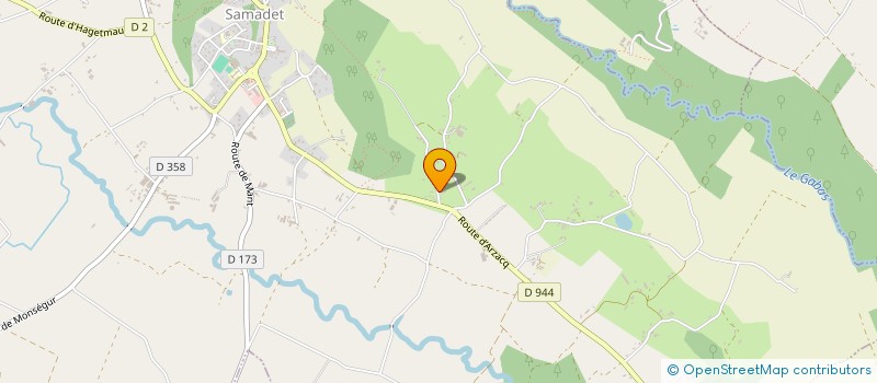 localisation de l'entreprise MADAME LAETITIA LEFEVRE  SAMADET