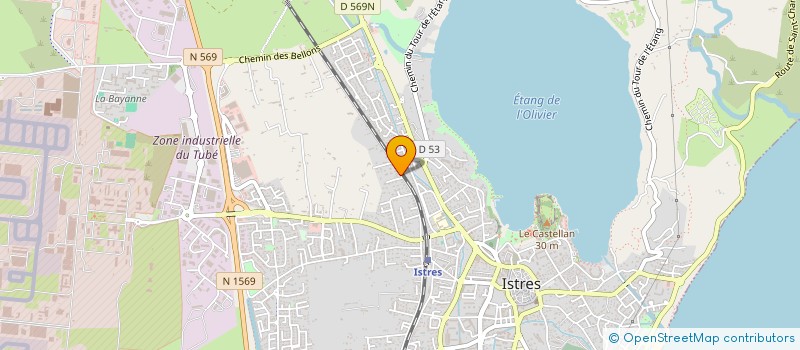 localisation de l'entreprise MADAME LAETITIA LEFRERE à ISTRES