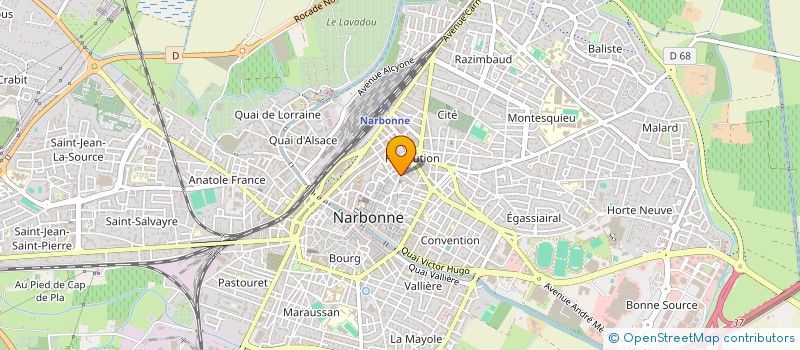 localisation de l'entreprise MADAME LAETITIA LEGENDRE à NARBONNE