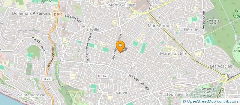 localisation de l'entreprise MADAME LAETITIA LEGER  LE HAVRE