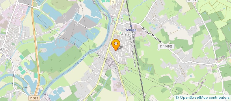 localisation de l'entreprise MADAME LAETITIA LEGOT à ARNAGE