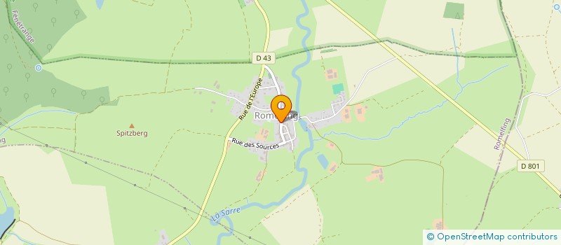 localisation de l'entreprise MADAME LAETITIA LEGROS  ROMELFING