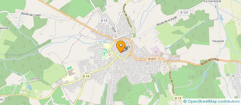 localisation de l'entreprise MADAME LAETITIA LEMAIRE  COUTRAS