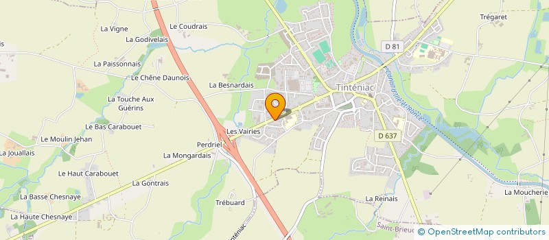 localisation de l'entreprise MADAME LAETITIA LEMARCHAND  COMBOURG