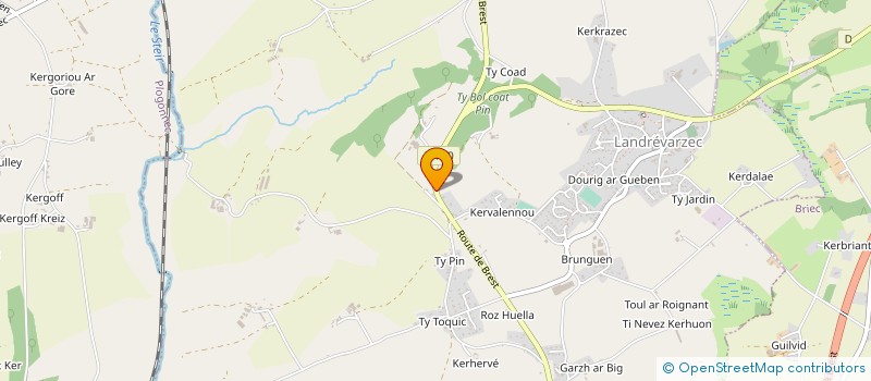 localisation de l'entreprise MADAME LAETITIA LEMARCHAND à QUIMPER