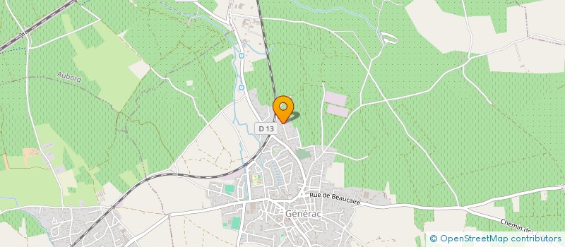 localisation de l'entreprise MADAME LAETITIA LEMERCIER  GENERAC