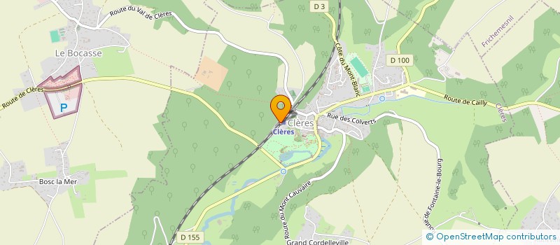 localisation de l'entreprise MADAME LAETITIA LEMESLE  CLERES