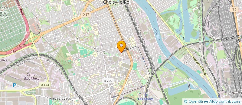 localisation de l'entreprise MADAME LAETITIA LEMOINE  CHOISY-LE-ROI