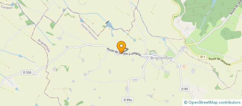 localisation de l'entreprise MADAME LAETITIA LEMONON  CABANAC SEGUENVILLE