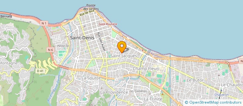 localisation de l'entreprise MADAME LAETITIA LEPERLIER à SAINT-DENIS