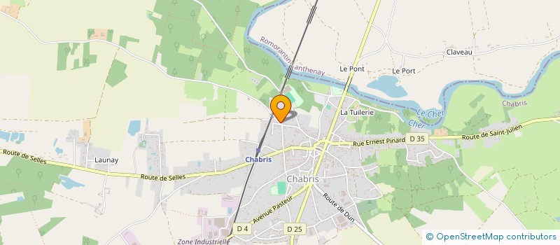 localisation de l'entreprise MADAME LAETITIA LERASLE à CHABRIS