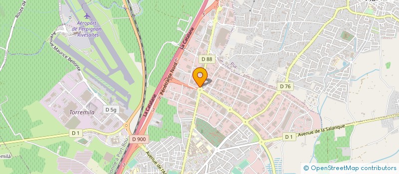 localisation de l'entreprise MADAME LAETITIA LEROUSSEAU  PERPIGNAN