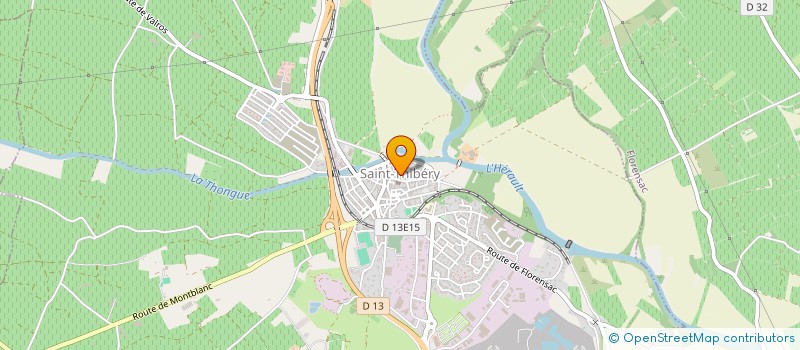 localisation de l'entreprise MADAME LAETITIA LEROUX  SAINT-THIBERY