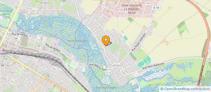 localisation de l'entreprise MADAME LAETITIA LESOBRE à CAMON