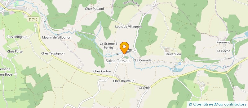 localisation de l'entreprise MADAME LAETITIA LETOURNEUR  NANTEUIL-EN-VALLEE