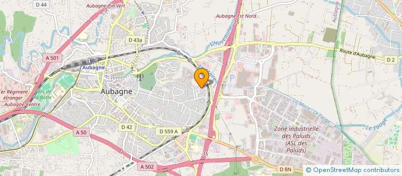 localisation de l'entreprise MADAME LAETITIA LEVANTIS à AUBAGNE