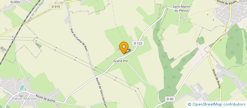 localisation de l'entreprise MADAME LAETITIA LEVASSEUR  BUCHY